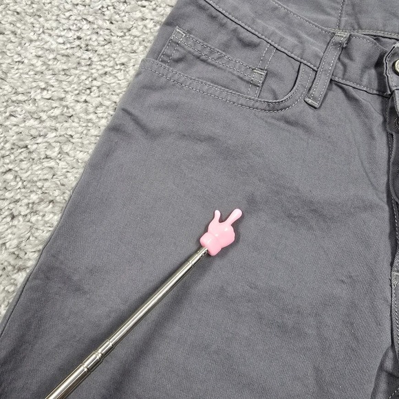 Gustin Pants Men 33 (Fits 30x32) Gray Straight Button Fly Twill Five Pocket READ - Picture 3 of 15